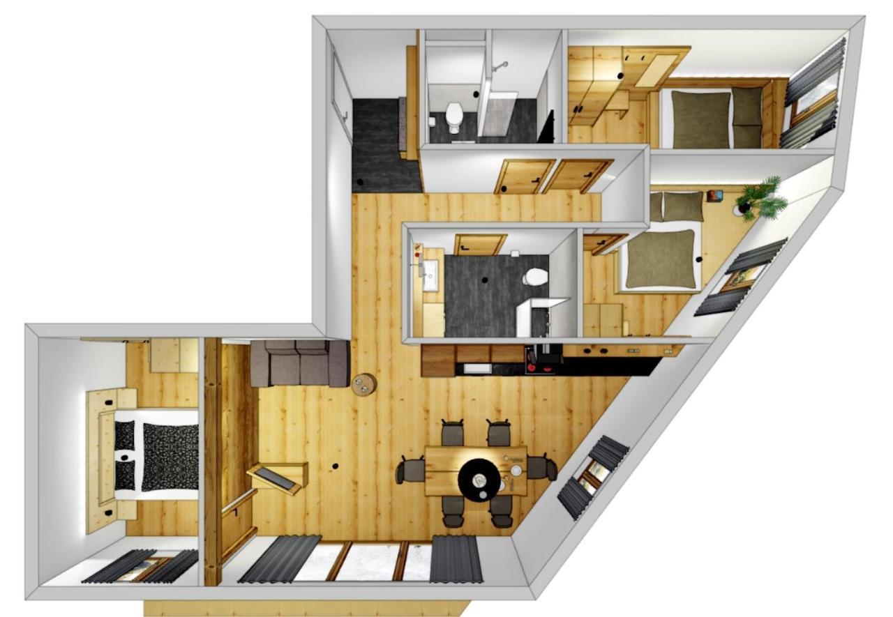 Tiroler Zeitgeist Apartment Фюген Экстерьер фото